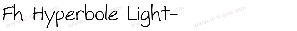 Fh Hyperbole Light字体转换